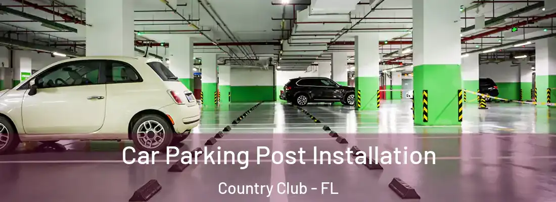  Car Parking Post Installation Country Club - FL