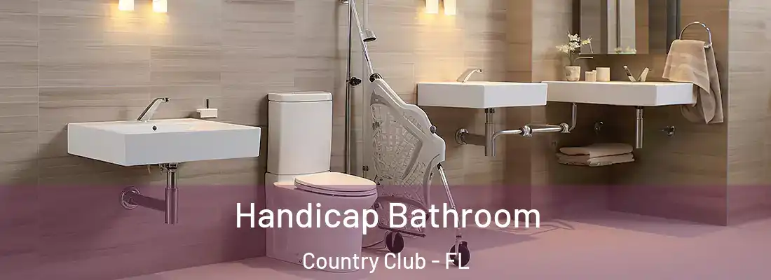 Handicap Bathroom Country Club - FL
