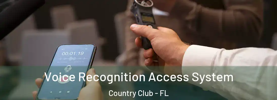  Voice Recognition Access System Country Club - FL